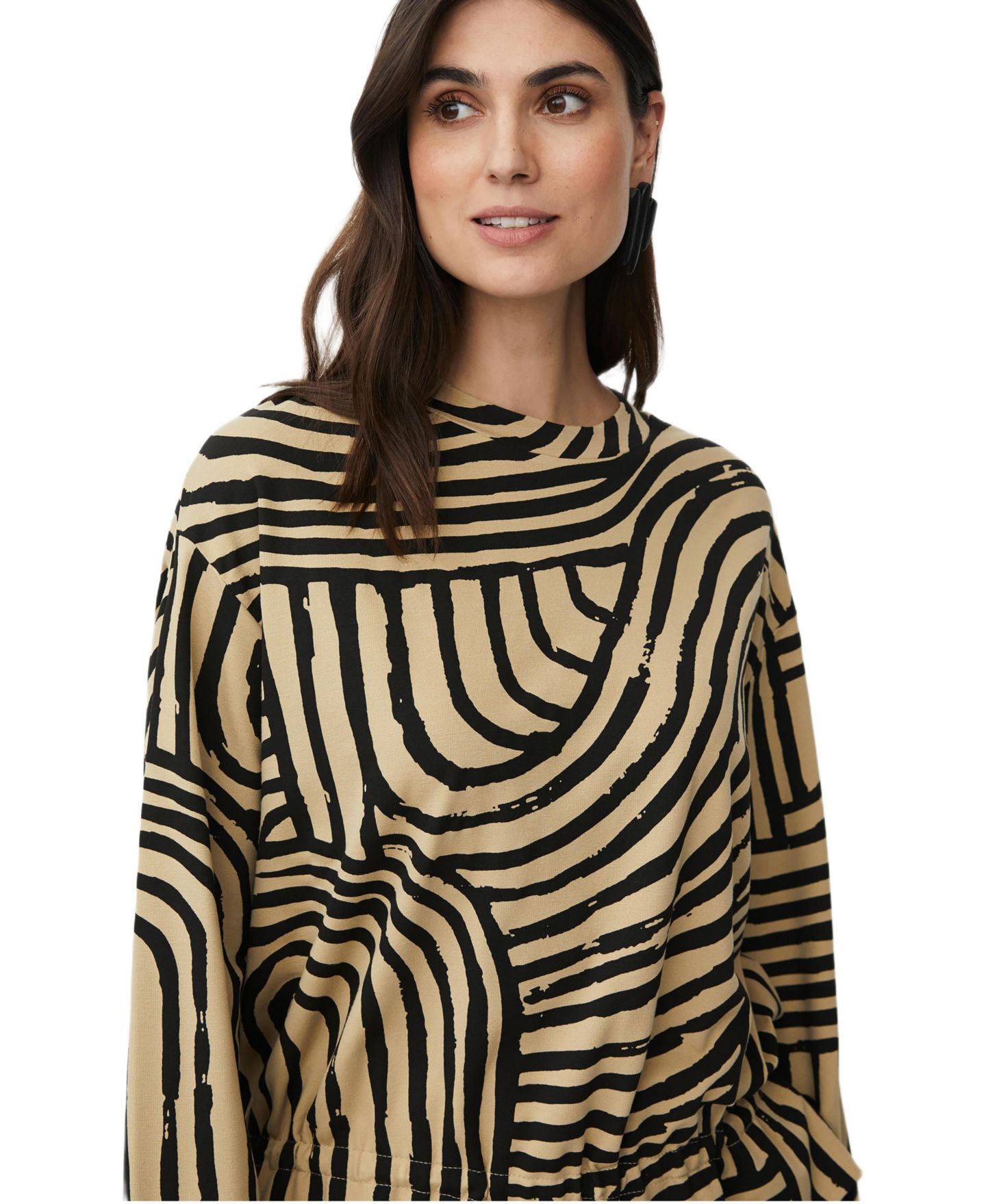Женский топ Masai Copenhagen MaBidia Long Sleeve Jersey, цвет: Travertine — фото 4