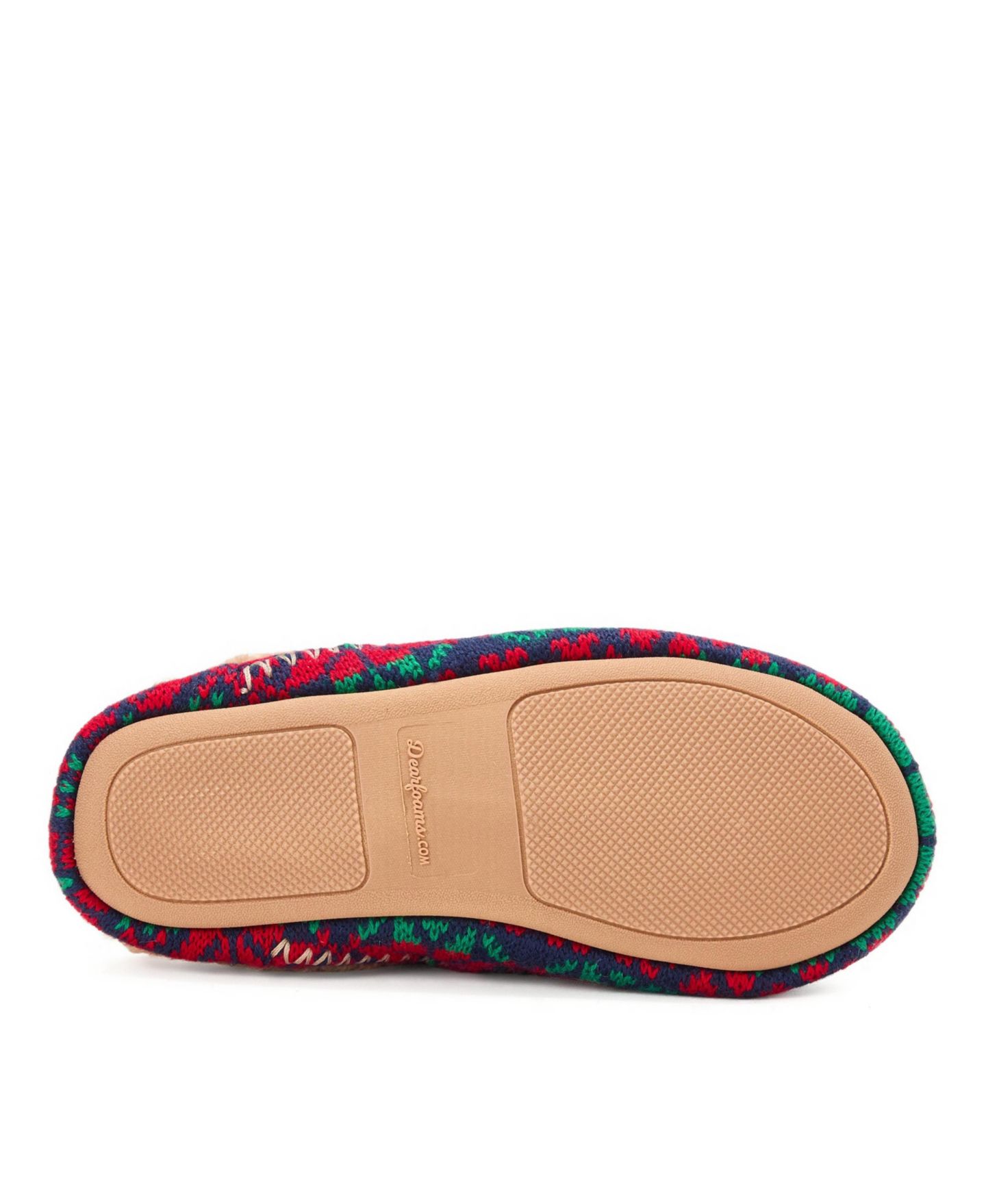 Женские сабо Dearfoams Mama Bear Clog Slipper, цвет: Fairisle — фото 5