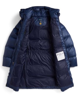 Girls' 7-16 Hooded Long Jacket