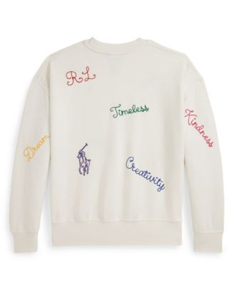 Girls 7-16 Long-Sleeve Crewneck Sweatshirt