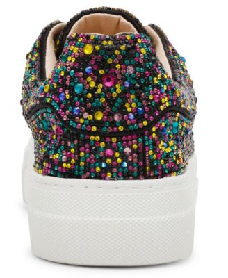 Betsey Johnson Women's Sidny Lace-Up Platform Sneakers