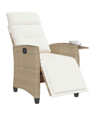 Reclining Patio Chair Foldable Reclining Garden Chair Rectangular