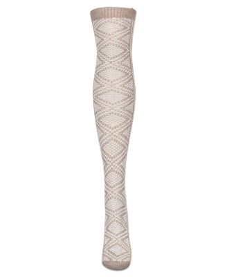 Women's Diamond Tone Over The Knee Warm Sock