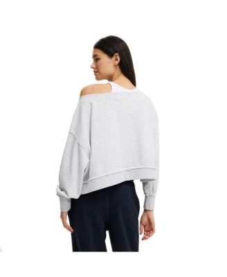 Women's Off Shoulder Sweatshirt