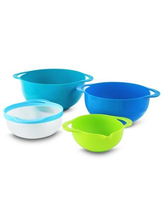 Multipurpose Stackable Mixing Bowl and Measuring Cup Set