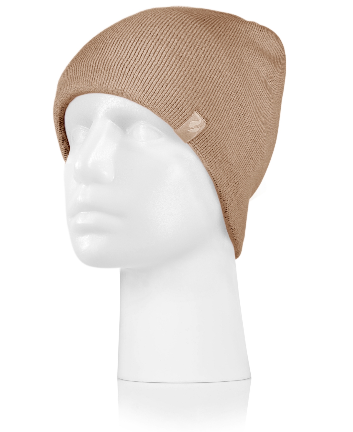 Heat Holders Diana Flat Knit Watch Cap In Brown