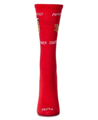 Women's "Chicken It Twice" Christmas Holiday Novelty Crew Sock