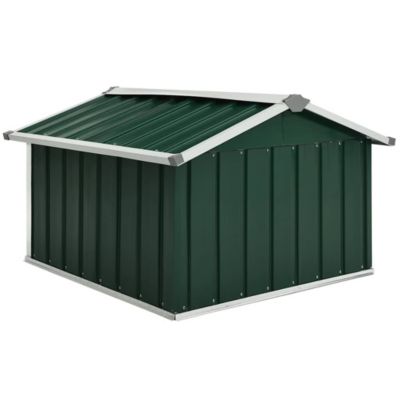 Garden Shed Green Galvanized steel Durable Garden Shed