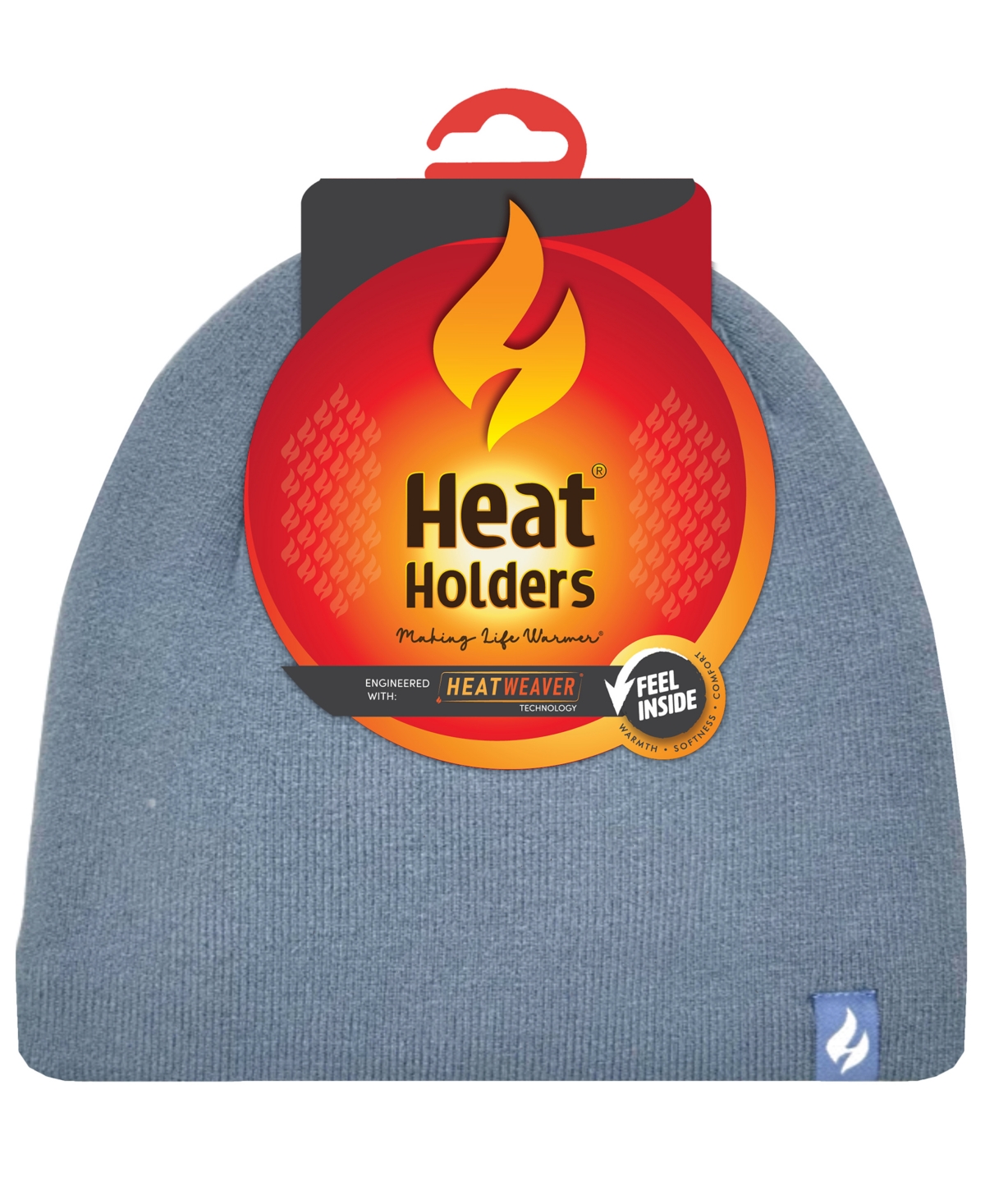 Heat Holders Diana Flat Knit Watch Cap In Blue