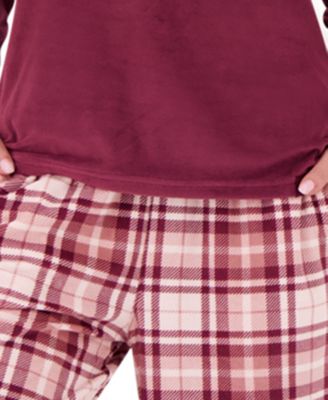 2-Piece Women's Mira Microplush Pajama Set