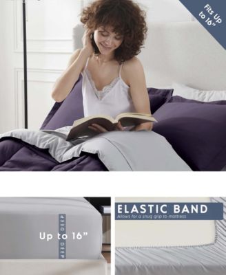 Luxury Soft Reversible 7-Pc. Comforter Set, Full