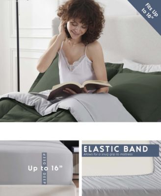 Luxury Soft Reversible 7-Pc. Comforter Set, Queen