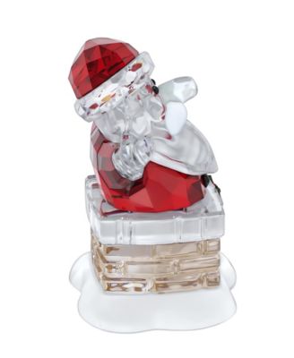 Holiday Cheers Santa Claus and Chimney Figurine