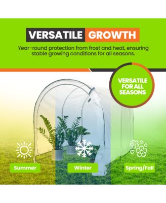 TrueShelter 6' X 8' Green House - Indoor or Outdoor Green House for Plants & Flowers - Portable Large Cover for Garden Lovers or Beginners