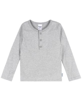 Toddler Girls 3-Pack Long Sleeve Shirts, Navy/Oatmeal/Violet, 5T