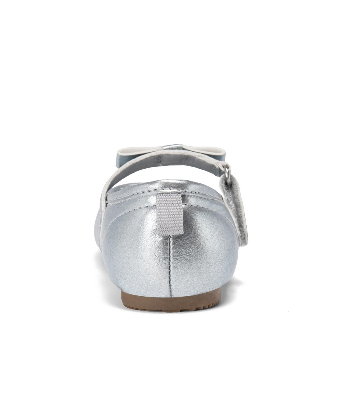 Carter's Girls 4-12 Louisa Slip-on Ballerina Shoes In Silver