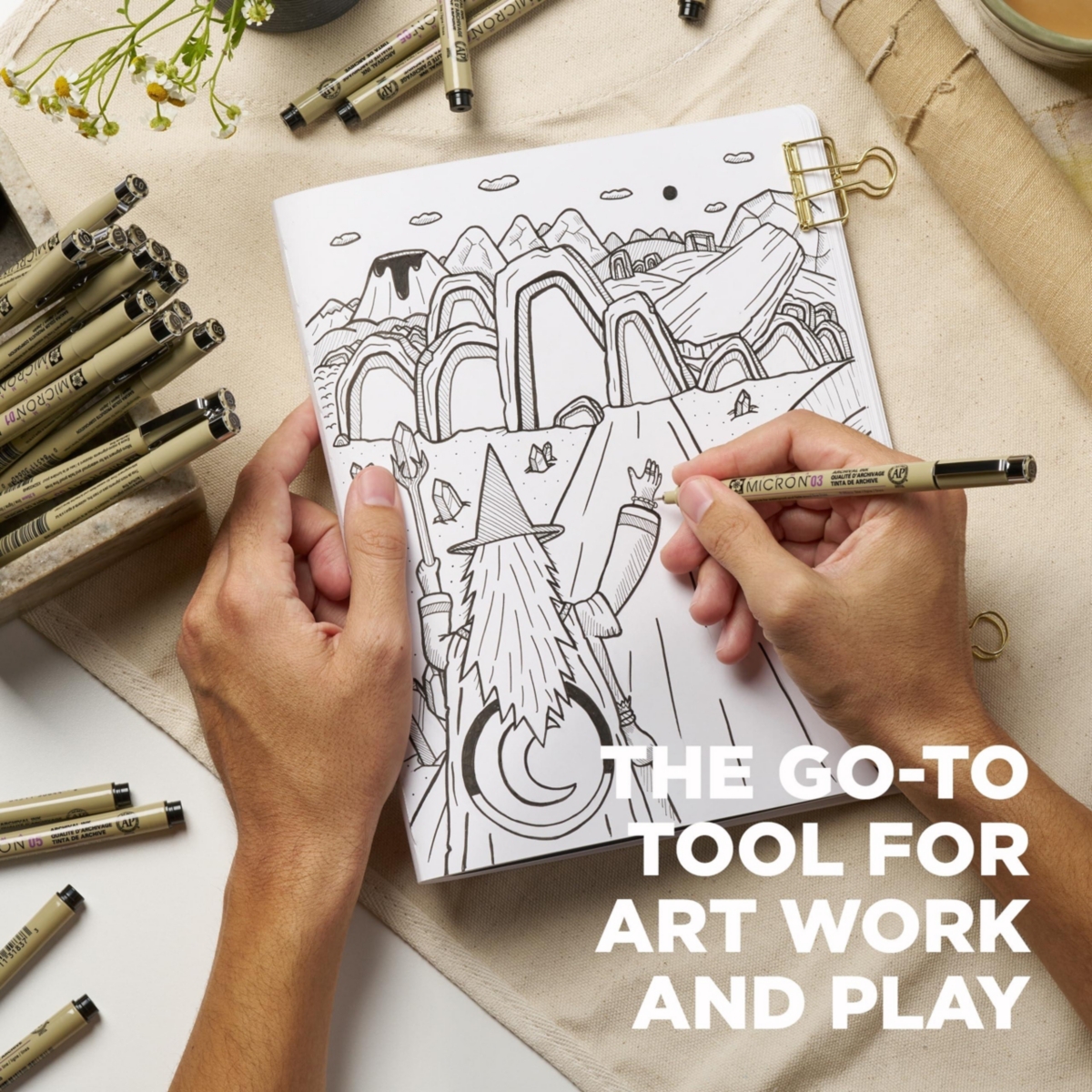 Sakura Pigma Micron Black Ink Multi-tip Set, 72 Pen Count