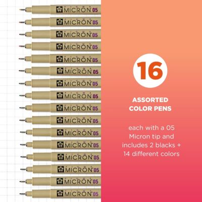 Pigma Micron Cube Collection Ink Pen Set