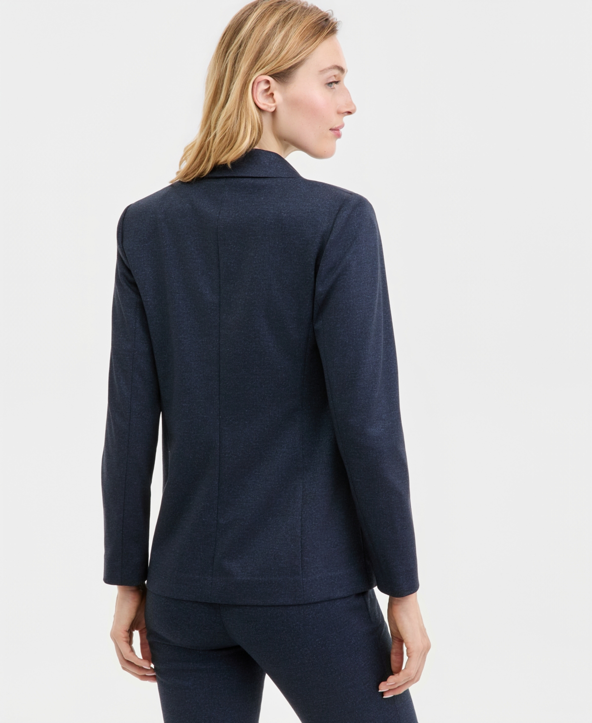 Anne Klein Women's Faux Double-Breasted Notch-Collar Jacket