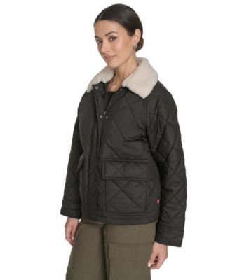 Women's Regular Diamond Quilted Jacket