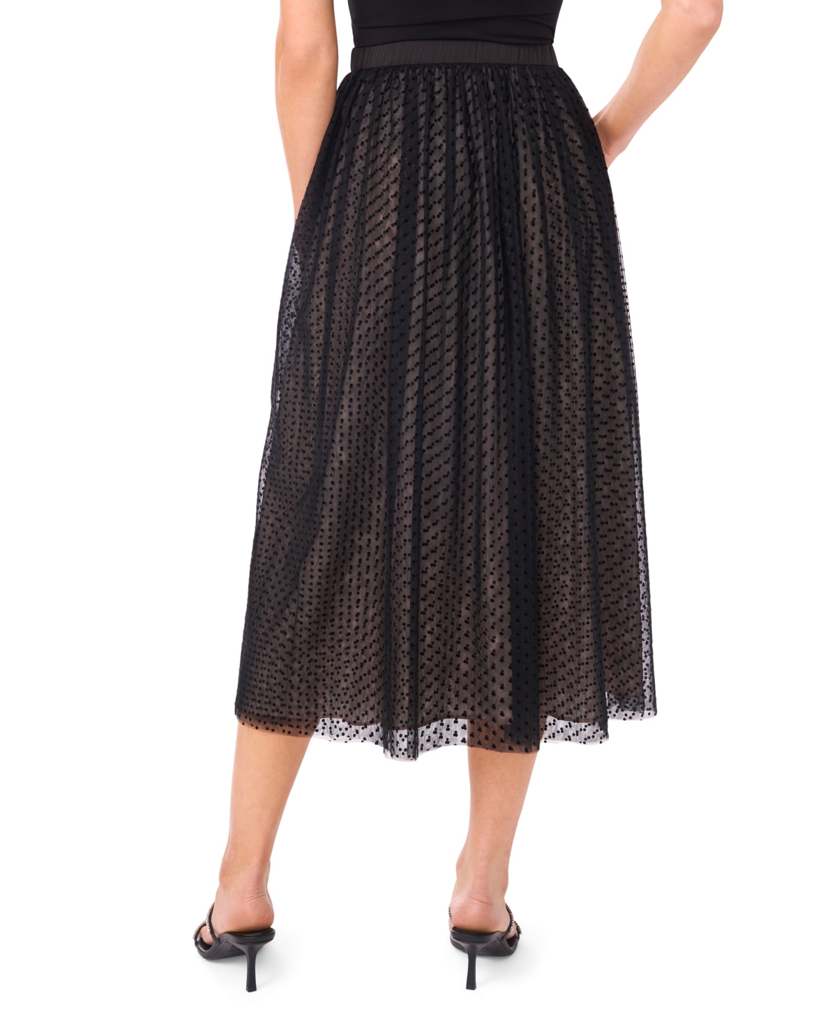 CeCe Women's Tulle Midi Skirt