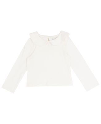 Girls' 2T-6X Checkered Jumper and Long-Sleeve Top, 2-Piece Set