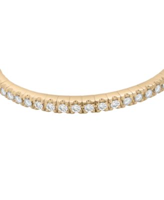 Diamond Stretchy Bangle Bracelet (3 ct. t.w.) in 14k Yellow Gold, Macy's Exclusive
