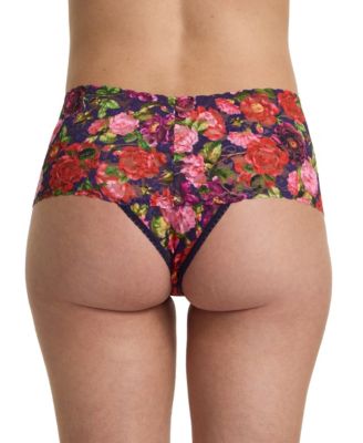 Women's Printed Retro Thong