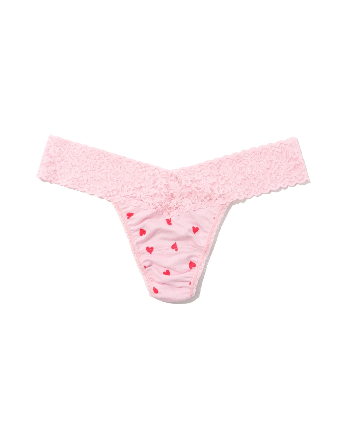 Hanky Panky Women's Printed Dream Ease Low Rise Thong In Pink