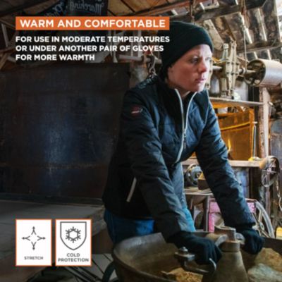 Men's Moisture Wicking Stretch Fit Glove Liners (Pack of 12 Pairs)