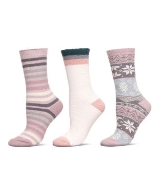 Women's 3 Pair Pack Cozy Crew Socks