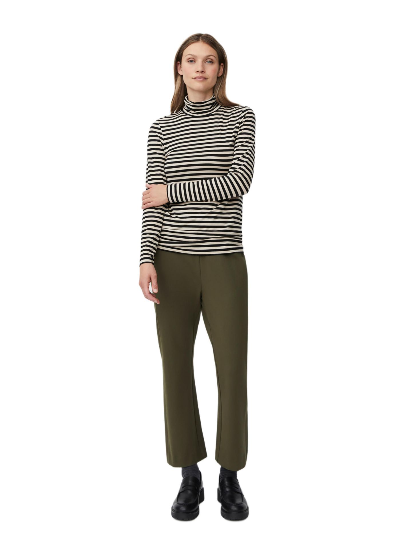 Женский топ Masai Copenhagen MaBrooklyn Long Sleeve Roll Neck, цвет: Чёрный — фото 5