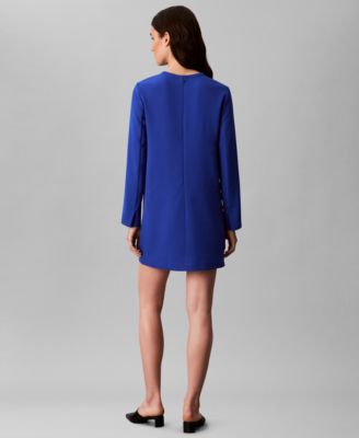 Women's Tailored Long Sleeve Mini Dress