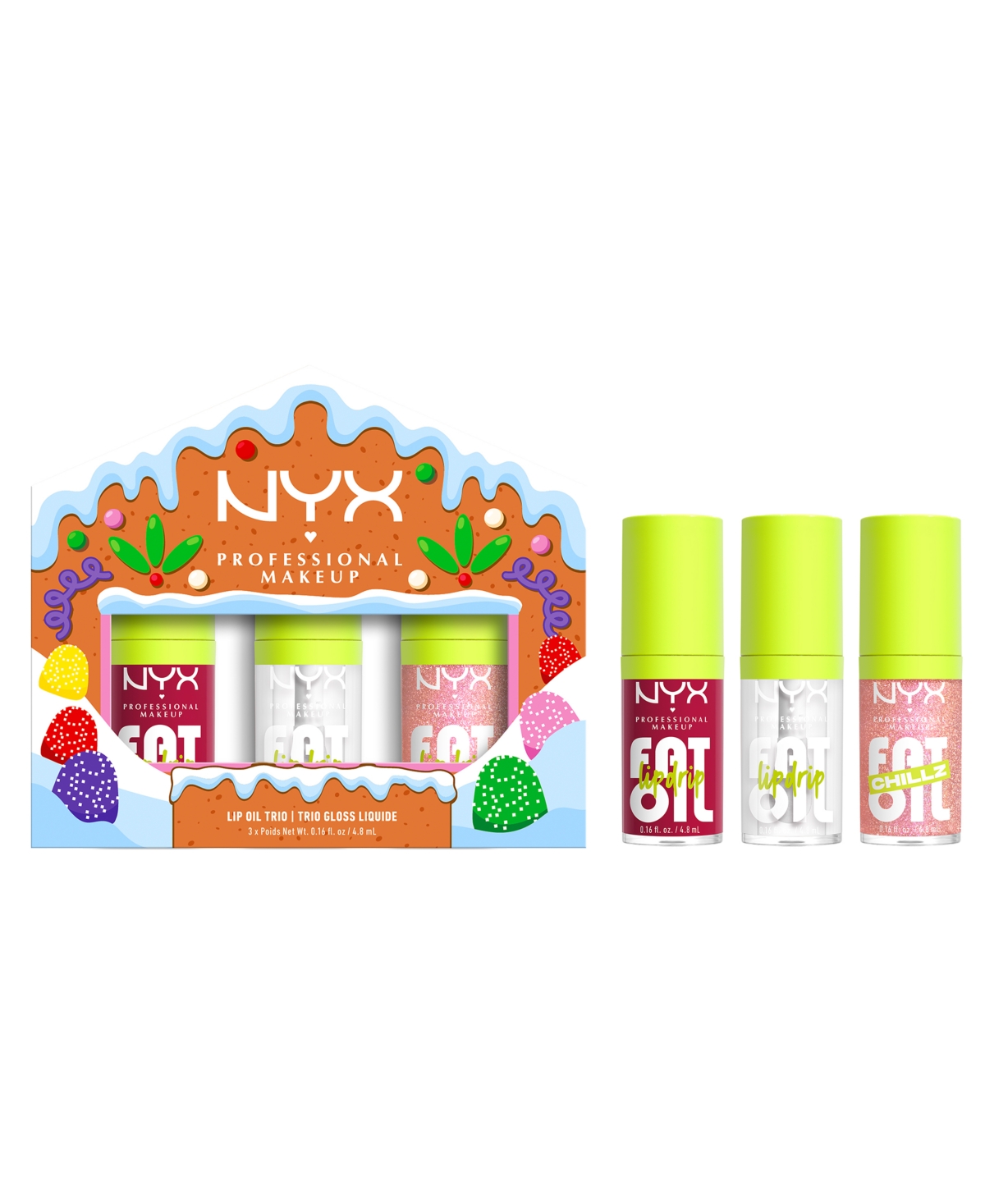 Nyx Professional Makeup 3-pc. Fat Oil Trio Kit