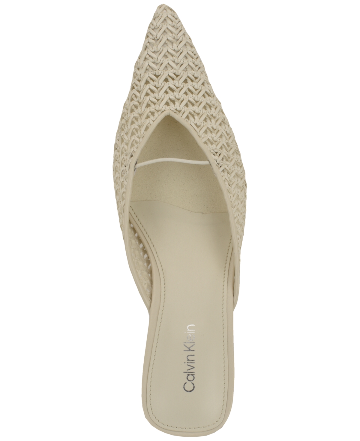 Calvin Klein Camily Pointed Toe Mule In Brown