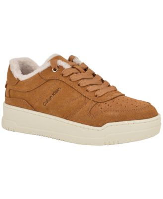 Women's Pozay Cozy Suede Lace-Up Sneakers