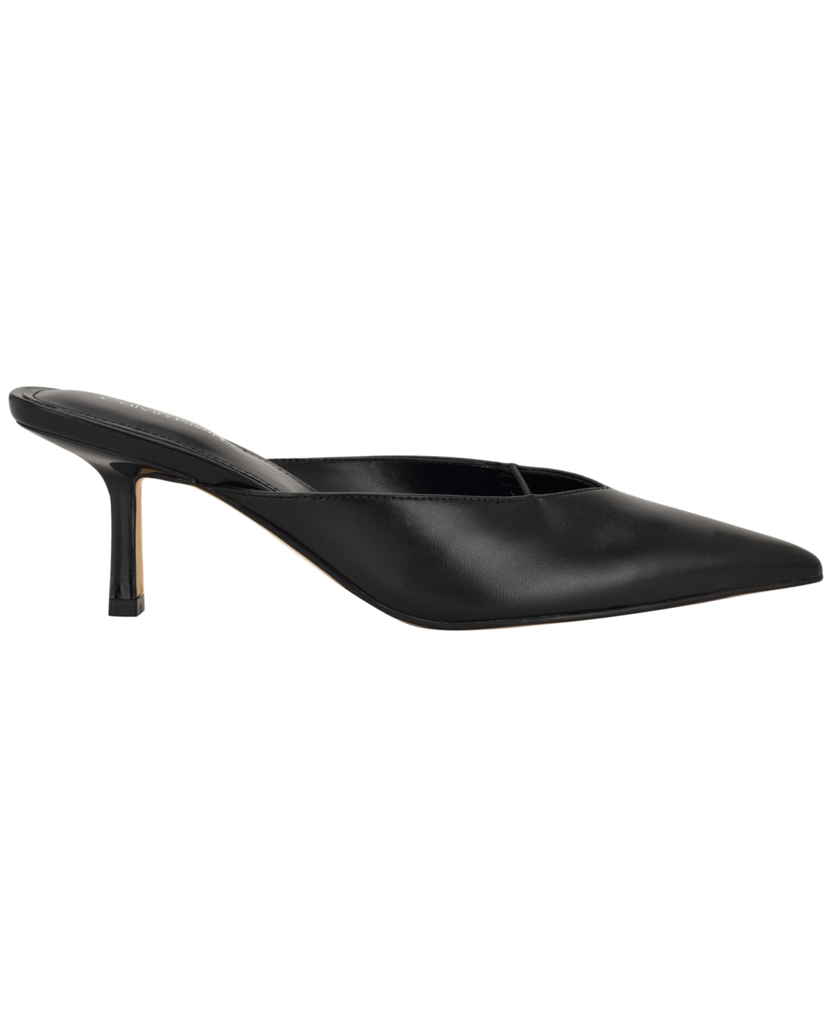 Calvin Klein Camily Pointed Toe Mule In Black