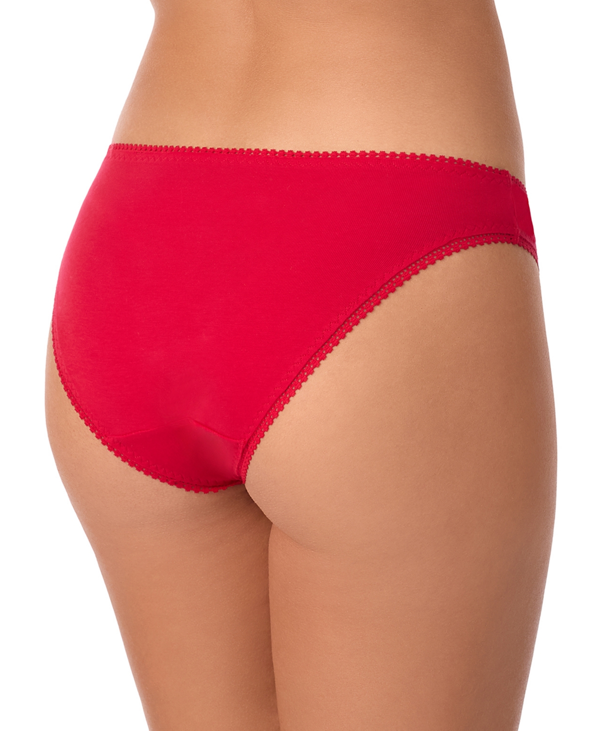 On Gossamer Women's Cabana Cotton Bikini Underwear 1402 In Black