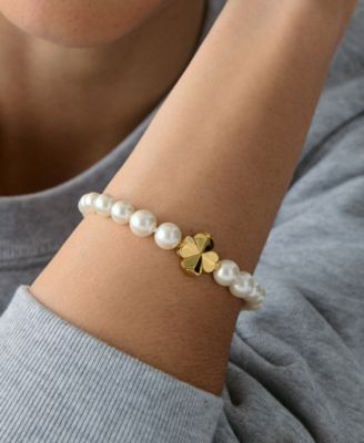 Imitation Pearl Flower Bracelet
