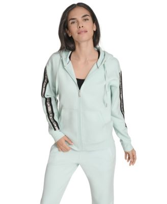 Women's Fleece Logo Tape Hoodie Jacket