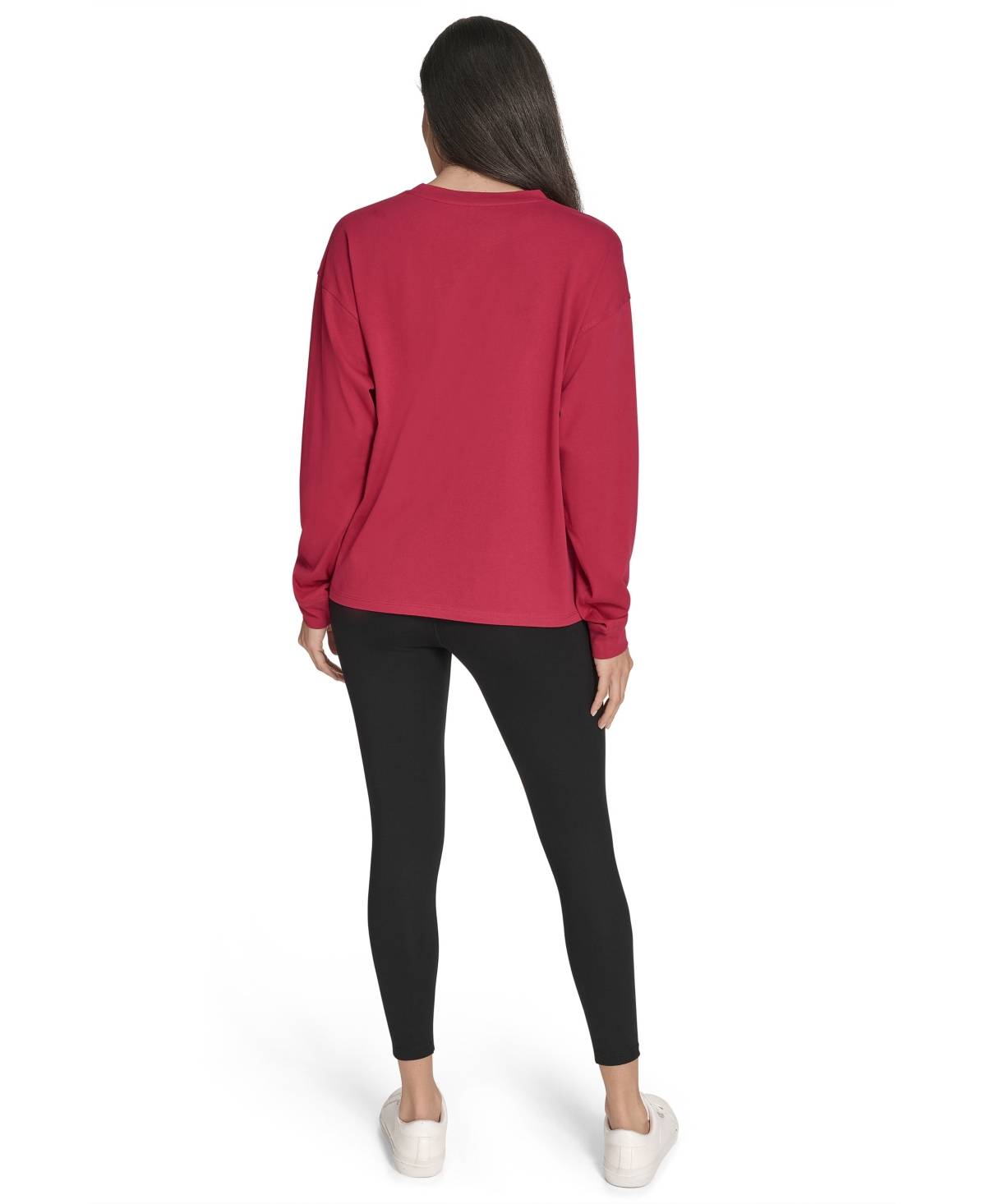 Calvin Klein Performance Women's Long-Sleeve Crewneck T-Shirt