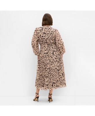 Plus Size Georgina Print Dress