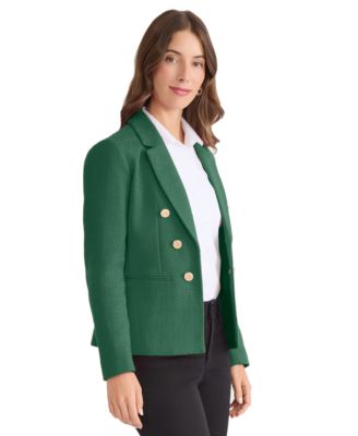 Jones New York Women's Button-Trim Open-Front Blazer