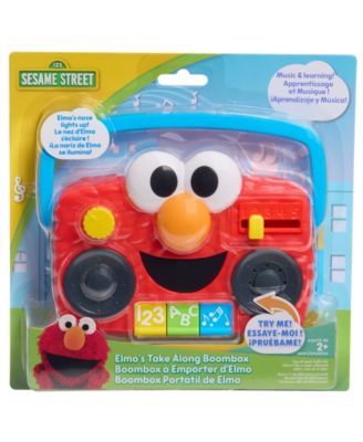 Sesame Street Elmo Take Along Boombox Toy