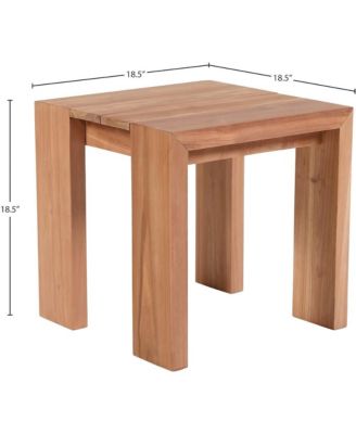 Tulum Teak Outdoor End Table