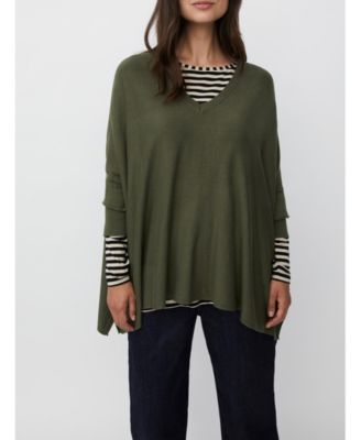 Women's MaFosna Long Sleeve V-Neck Poncho