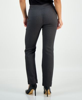 Petite Jacquard Mini Bootcut Pants, Macy's Exclusive