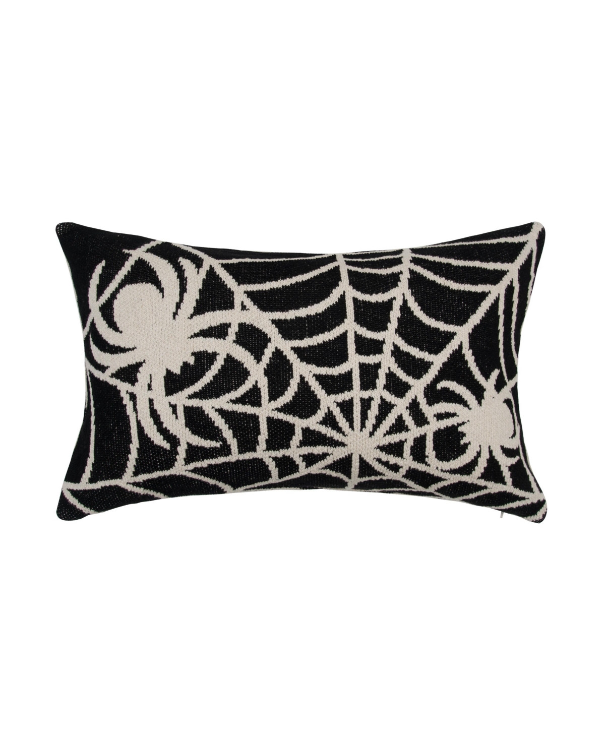 Halloween Spider Web Motif Accent Throw Pillow 16" x 24"