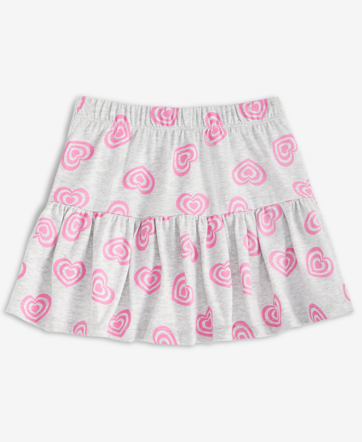 Epic Threads Babies' Girls Toddler 2t-4t Ring Heart Scooter Skirt, Macy's Exclusive In Gray