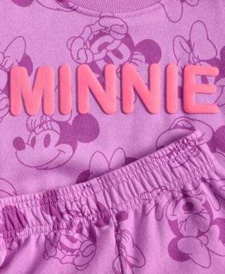Girls Toddler 2T-4T Minnie Mouse Printed Top and Pants Set, 2-Piece, Macy's Exclusive